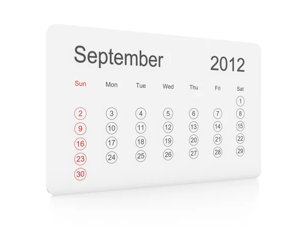 September 2012 — Stockfoto