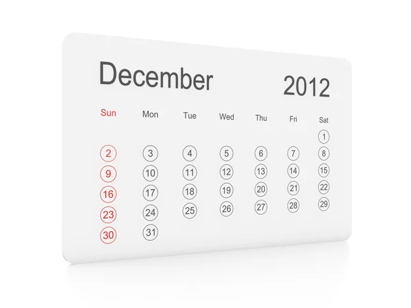 December 2012 — Stockfoto