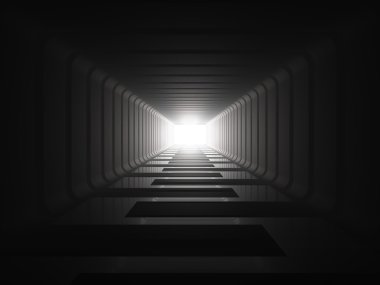 Light at the end of the tunnel clipart