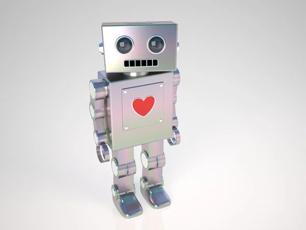 Robot i kärlek — Stockfoto