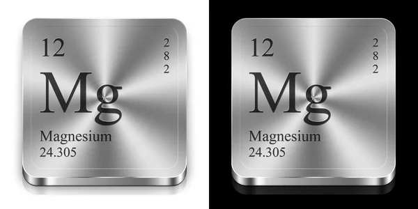 Magnesium aus dem Periodensystem der Elemente — Stockfoto