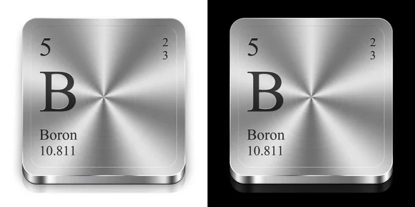 Boron from periodic table of the elements. — Stock Photo, Image