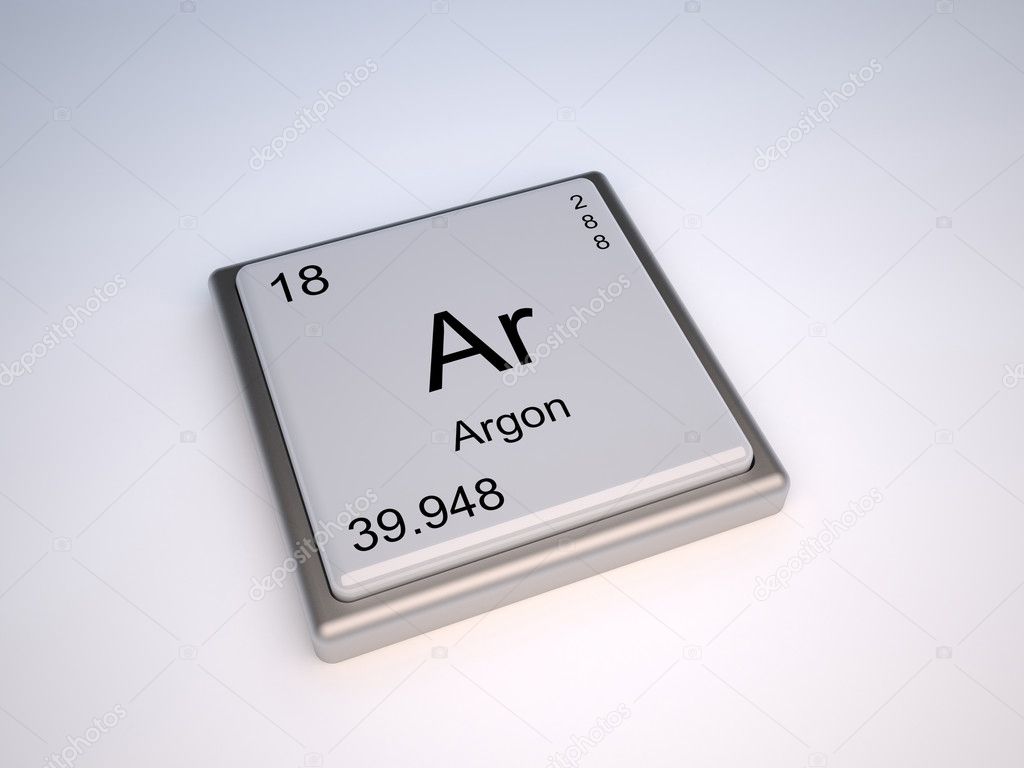 Argon from periodic table