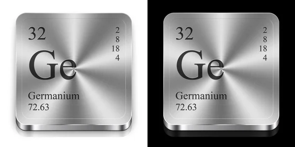 Germanium z periodické tabulky — Stock fotografie
