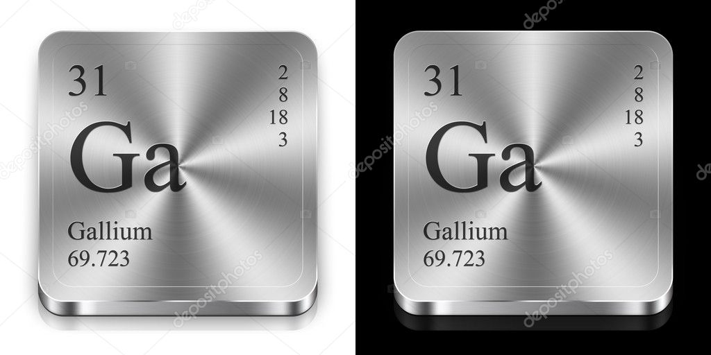 Gallium from periodic table