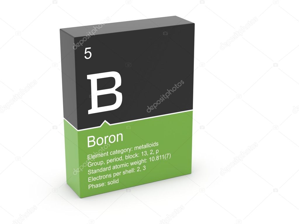 Boron from periodic table