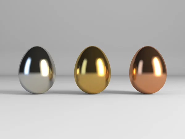 Huevos de Pascua con alto valor —  Fotos de Stock
