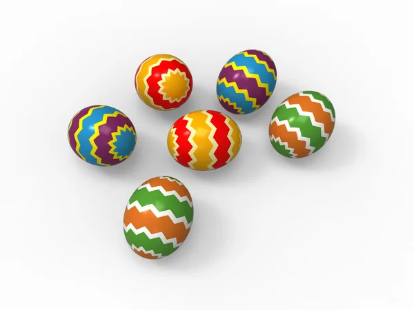 Easter eggs, color pack collection — Stock Photo, Image
