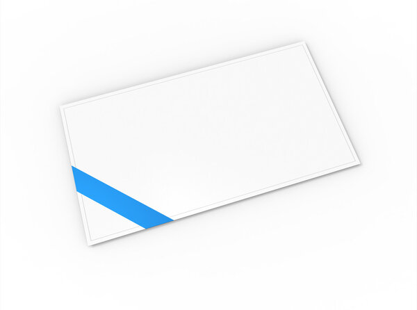Blank greeting card (for greeting or congratulation)