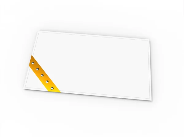 Cartão de saudação em branco (para saudação ou parabéns ) — Fotografia de Stock
