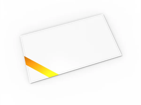 (挨拶または祝いのための空白のグリーティング カード) — ストック写真