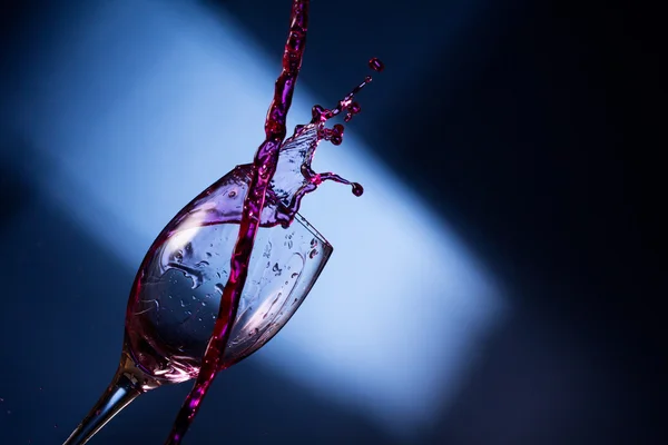 Salpicos de vinho — Fotografia de Stock