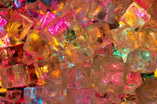 Цветной лёд — стоковое фото