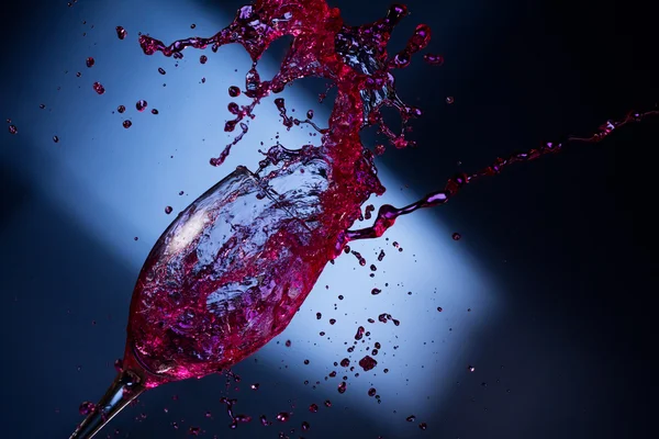 Wine splashing Stock Picture