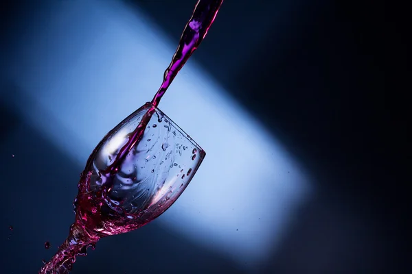 Wine splashing Royalty Free Stock Images