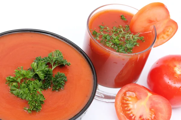 Sopa de tomate — Fotografia de Stock