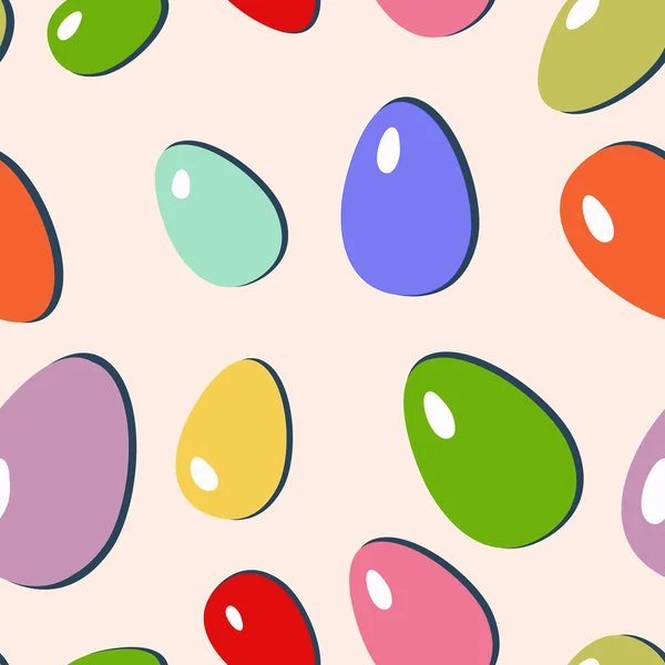 Textura sin costura de Pascua — Vector de stock