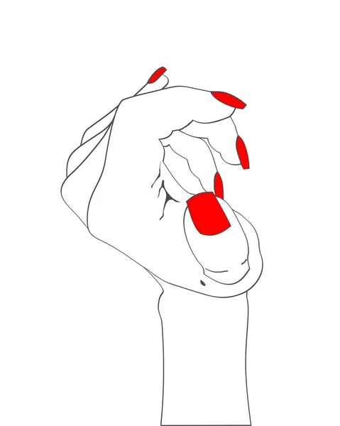 Το χέρι της γυναίκας — Διανυσματικό Αρχείο