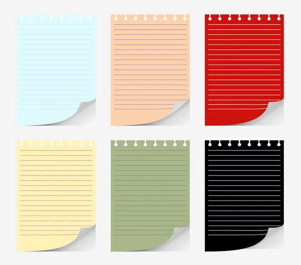 Set of papers — Stock Vector