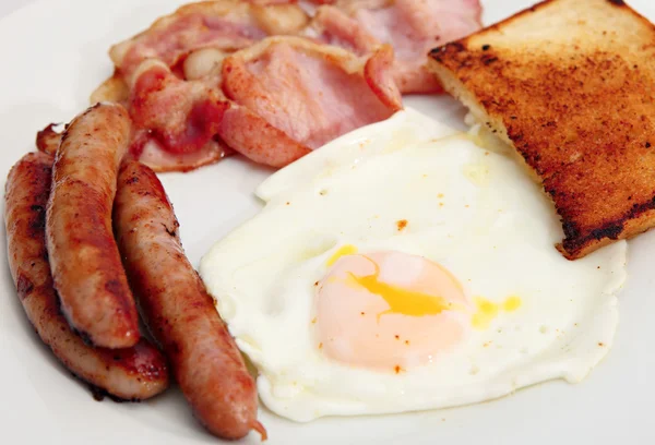 English cooked breakfast — Stock Photo, Image