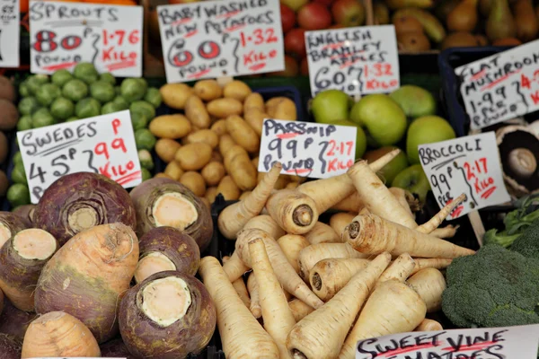 Angielski jesienne warzywa — Zdjęcie stockowe