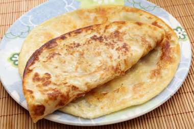 Indian paratha flatbread clipart