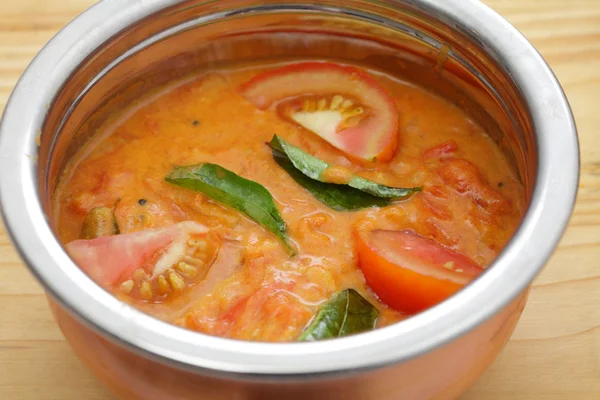 Pomidorowym curry miski — Zdjęcie stockowe