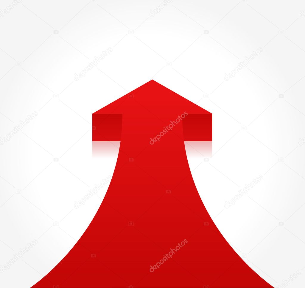Red Arrow Pointing Towards