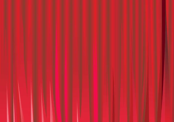 Großer roter Vorhang — Stockfoto