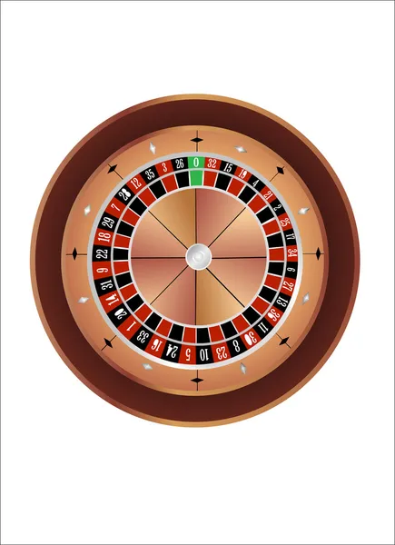 Roulette de casino — Image vectorielle