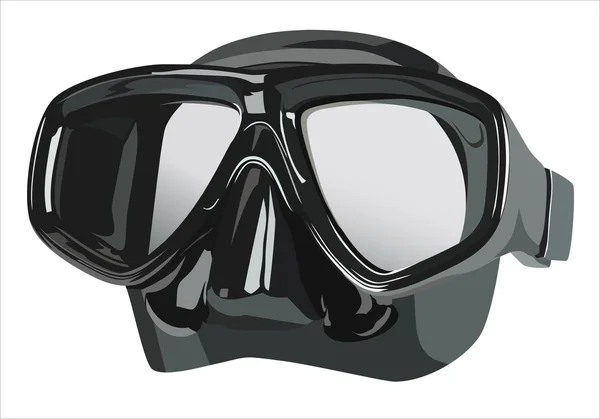 Premium Vector  Mask and fins for diving, color vector