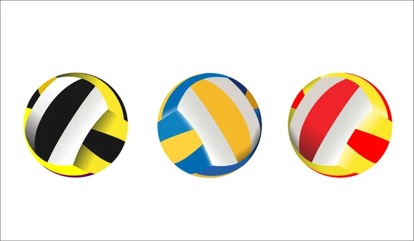 Illustration of a Volleyball — Stock Vector