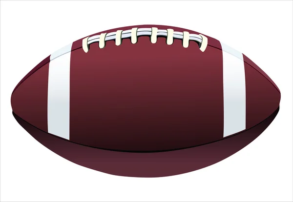 Football isolated on white background — Stock Vector