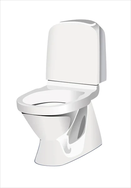 Toilette (Toilettenschüssel)) — Stockvektor