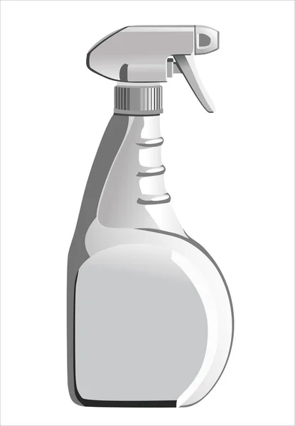 Спрей бутылку на белом фоне — стоковый вектор