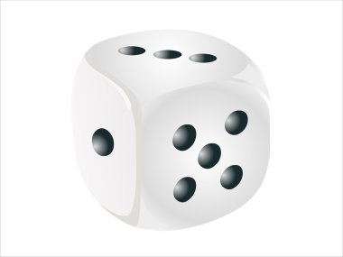 Playing dice clipart