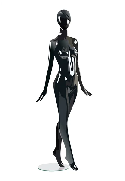 Mannequin de mode femme — Image vectorielle