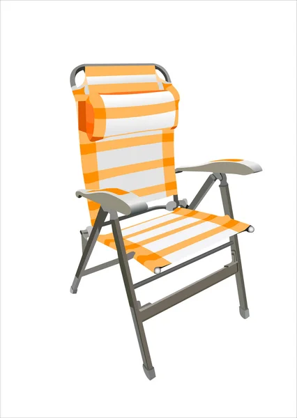 Krzesło plaży — Wektor stockowy