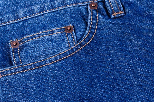 Tasca blue jeans — Foto Stock