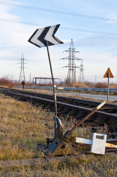 Flecha ferroviária — Fotografia de Stock