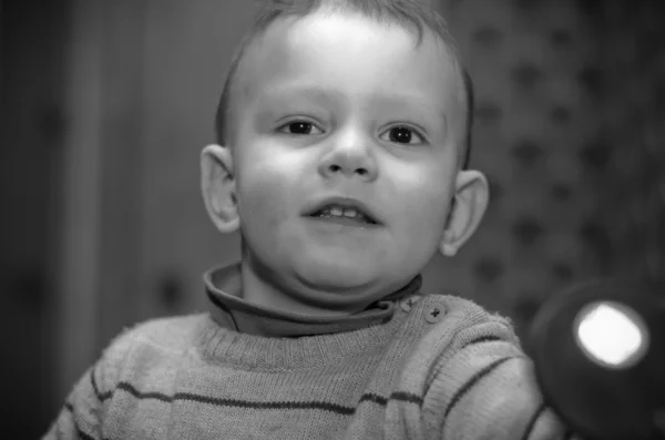 Glad liten pojke #2 — Stockfoto