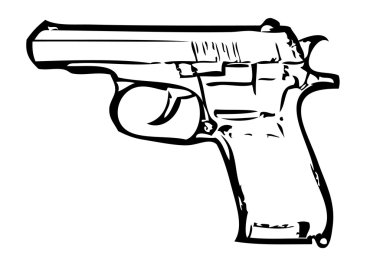 Handgun clipart