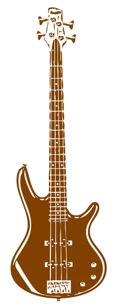 Elektromos gitár — Stock Vector