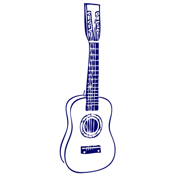 Класична гітара — стоковий вектор