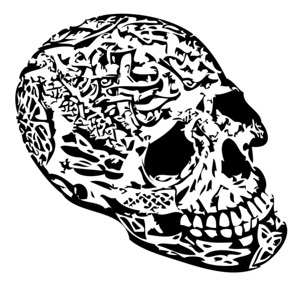 Skull, vector — Stock Vector