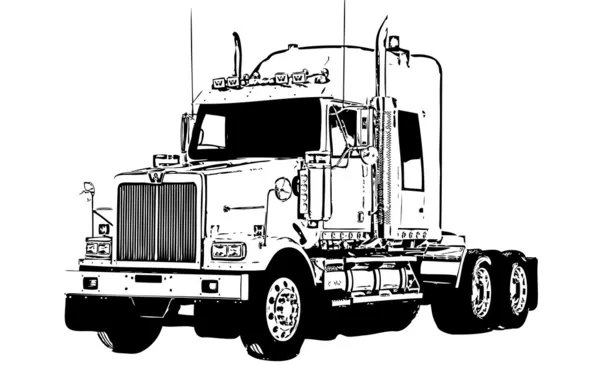 Ciężarówki, wektor — Wektor stockowy
