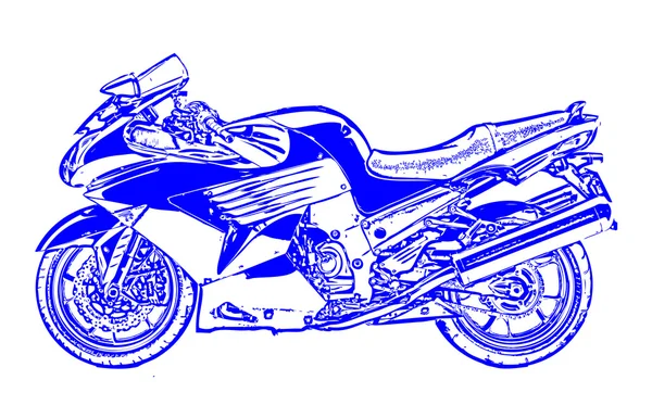 Motociclo — Vettoriale Stock