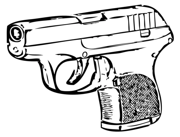 拳銃 — ストックベクタ