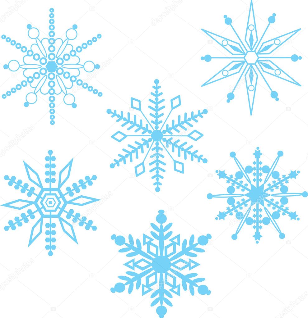 A Seamless Pattern Comprised Of Stylized Blue Snowflakes Over A Transparent Background Premium Vector In Adobe Illustrator Ai Ai Format Encapsulated Postscript Eps Eps Format