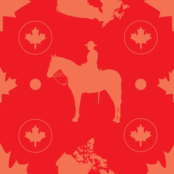 Канада бесшовные — стоковый вектор